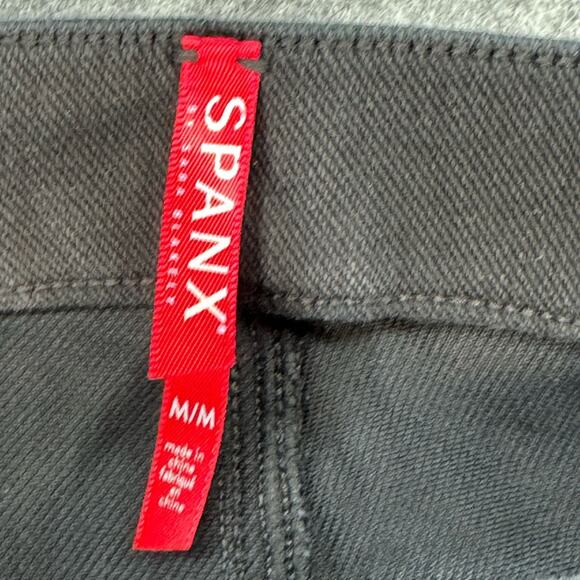 Spanx Leggings Women Medium Black Legging Pant Stretch Shaping - Picture 6 of 7